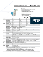 40W Single Output Industrial DIN Rail Power Supply: Series