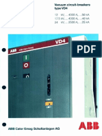 VD4 Handbook - Vacuum Circuit Breaker Type VD4 (De 12 A 36 KV.) (48 Pag.)