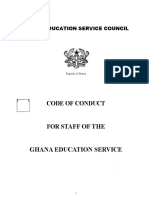 Code of Conduct - Council - Code of Conduct For Staff of Ges-1