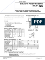 Darlington Power Transistor: Data Sheet