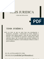 1.-Tesis Juridica