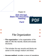 Disk Storage, Basic File Structures, and Hashing