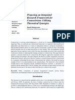 Proposing An Integrated Research Framework For Connectivism: Utilising Theoretical Synergies