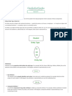 Introduction of ER Model: Entity, Entity Type, Entity Set