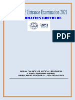 Information Brochure: Indian Council of Medical Research