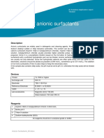 Titration of Anionic Surfactants: Description