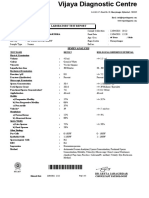 Laboratory Test Report: Male 40 Years