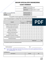 Client Feedback Form