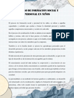 Proceso de Formación Social y Personal en Niños