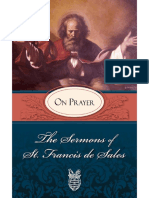 Sermons of St. Francis de Sales On Prayer - St. Francis de Sales