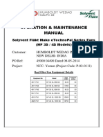 O&M Manual - Solyvent Flakt Bag Filter Fans For Humboltd-NCC Yemen