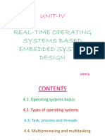 Unit-Iv: Real-Time Operating Systems Based Embedded System Design