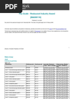 Restaurant Industry Award Ma000119 Pay Guide