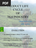 Product Life Cycle OF Tea Industry: Presented By: Dolly Mishra