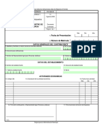 Formulario Inscripcion en El Registro de Industria y Comercio