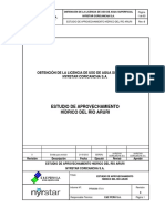 Estudio de Aprovechamiento Hídrico - Rev1