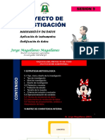 Sesion 9: Recolección de Datos Aplicación de Instrumentos Codificación de Datos