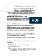 Indicaciones y Contraindicaciones: Clasificación de Los Ionomeros Vitreos A)