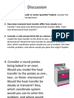 Discussion: 1. Is Heat Transfer A Scalar or Vector Quantity? Explain. Answer The