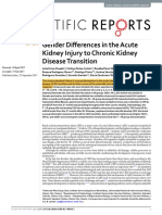 Gender Differences in AKI To CKD Transition