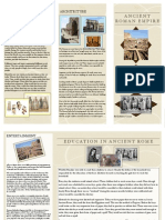 Ancient Rome Brochure