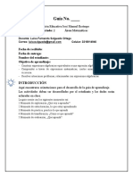 Guía1 de Aprendizaje Grado Octavo-Introducción Al Algebra-Periodo 2.