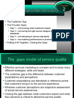 The Gaps Model of Service Quality