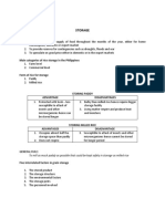 Storage: Primary Aims of Storage