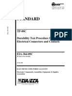 EIA Standard: TP-09C Durability Test Procedure For Electrical Connectors and Contacts