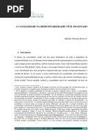 A Causalidade Na Responsabilidade Civil Do Estado - Mafalda Miranda Barbosa