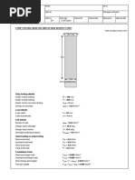 Strip Footing Analysis & Design (BS8110) Beam Size Reduce