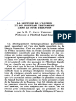 Kniazeff Lecture de L'ancien Et Du Nouveau Testament Dans Le Rite Byzantin in Botte & Cassien Priere Des Heures 1963-3