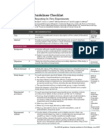 The ARRIVE Guidelines Checklist: Animal Research: Reporting in Vivo Experiments