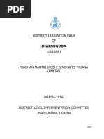 Jharsuguda: District Irrigation Plan OF