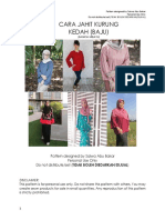 Kurung Kedah Collection (Top) Sewing Instructions