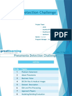 Pneumonia Detection Challenge: Project Team Ashit Kavitha KH Pavithra N M Santhosh