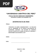 Modelo de Anteproyecto de Tesis - UCP