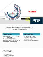 Water: Madan Mohan Malaviya University of Technology Mechanical Engineering Department