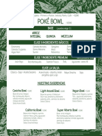 Carta MENU POKE PDF