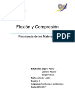 Flexión y Compresión