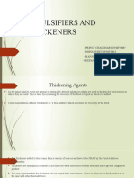 Thickeners and Emulsifiers