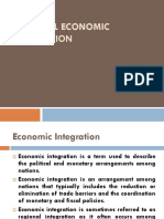 Regional Economic Integration