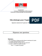 Microbiologie Examen Corrigé 4