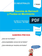 Sesion 3 - Bernoulli - Fluidos en Movimiento - 2018