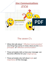 Effective Communications (7 C'S)