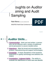 Auditor Training For Generic Audit Skills and GMP Regulations