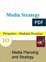 Media Strategy: Presenter - Shabista Booshan