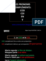 The French Pronouns COD COI Y EN