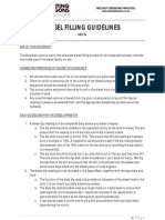 Diesel Filling Guidelines