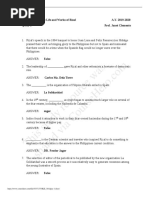 This Study Resource Was: RZL110 - A2 - The Life and Works of Rizal A.Y. 2019-2020 Quiz 1 Prof. Janet Clemente